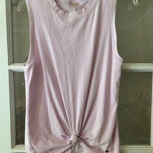 CALIA by Carrie Underwood  Sleeveless Muscle Tee with Tie Front